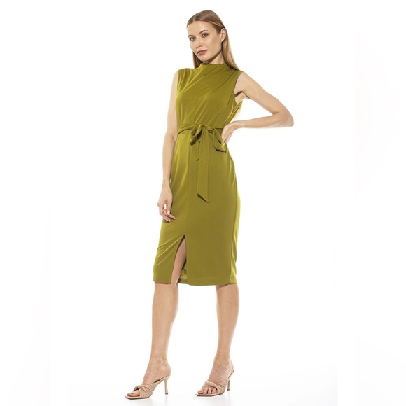 Alexia Admor Dresses & Skirts - Alexia Admor - Chartreuse Dress
